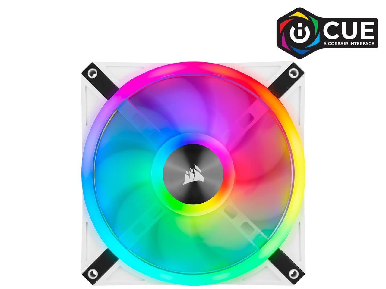 Corsair iCUE QL120 RGB 120mm White Fan - Thumbnail 2