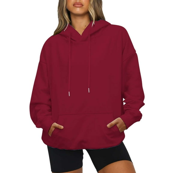 Aloohaidyvio Hoodies,Womens Oversized Long Sleeve Sweatshirts Casual Pullover Shirts Tops
