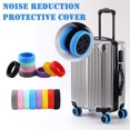 thumbnail image 2 of 1/4/8 Pcs Housse en Silicone pour Roues de Valise, Housse de Protection pour Roues de Valise, Garde-Roues, Accessoires pour Bagage Cabine, Housse de Roues pour Réduire le Bruit, Rouge, 1 PCS, 2 of 6