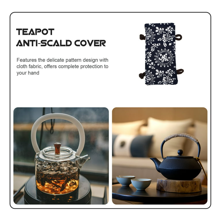 Handle Cover Pot Teapot Sleeve Holder Kettle Hot Pan Tea Covers Grip  Skillet Holders Cloth Wrap Heat Resistant