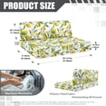 thumbnail image 7 of Yuyamidu Lemon RV Dinette Cushion Covers Breathable Camper Seat Covers Dinette Booth 2 Pack Elastic Cushion Slipcovers for RV Camper Car Bench Seats, 7 of 7