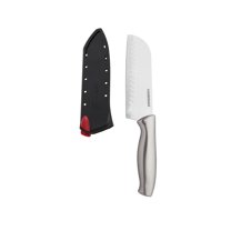 Paris Hilton 2 Piece Stainless Steel Santoku Knife Set, Jewel Handles ...