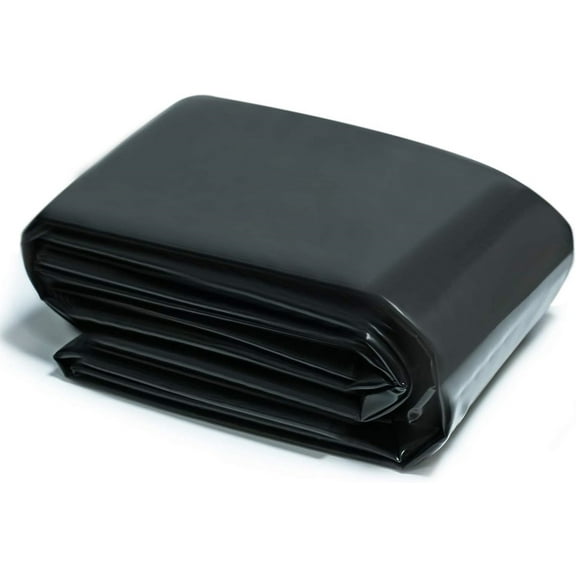 13 x 20ft HDPE Pond Liner,20 Mil Pond Skins for Fish Ponds,Water Features,Fountains and Water Gardens,Black