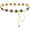 Flower Gold 36to41inch, variant on Women's Western Chain Belt Boho Waist Chain Chunky Metal Belts for Dresses