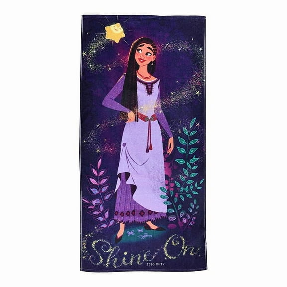 Disney's Wish Asha Beach Towel .Kids Bath, Pool ,Beach Towel
