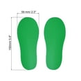 thumbnail image 2 of Uxcell 5.9x2.3" Footprints Floor Stickers Footprint Wall Stair Decal Sticker, Green 4 Pairs, 2 of 6