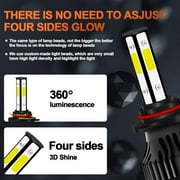 For Toyota Prius 2010 2011 2012 2013 2014 2015 LED Headlight Bulbs Kit H11 9005 High&Low Beam,4pcs