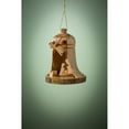 thumbnail image 2 of Earthwood 143305 2.5 in. Olive Wood-Holy Family in Bell Ornament, 2 of 3