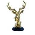 thumbnail image 1 of Wzzjkit Figurine de Cerf pour Attraction de Richesse Bureau Résine, 1 of 4