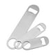 thumbnail image 3 of Abridor de botellas plano plateado Bartender Summer Heavy Duty Simple y eficaz Abrebotellas de cerveza de acero inoxidable Herramienta de barra de cocina (plata, 3) Grande, 3 of 5