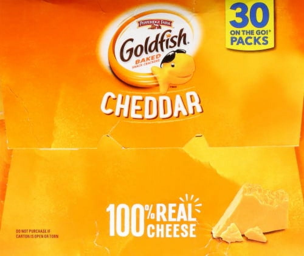 Pepperidge Farm Goldfish Cheddar Crackers Multi-Pack - 1 oz - 30 ct