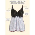thumbnail image 3 of Swimsuits for All Women's Bra Sized Sweetheart Underwire Tankini Top, 3 of 3