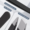 thumbnail image 3 of Bathway Tweezers for Women Facial Hair, Slant & Point Tip 2 Pack Eyebrow Tweezers for Men, Professional Tweezer Set Stainless Steel Precision Tweezers for Eyebrows, Splinter, Ingrown Hair Removal, 3 of 7