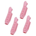 thumbnail image 3 of 4 Pcs Pinces à Cheveux Rouleaux de Racine Outil de Coiffure pour Femmes Filles, Rose, 3 of 8