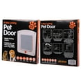 thumbnail image 5 of Fiudx Puerta Mascotas, Puerta para Perros En Cerradura Inteligente, Entrada para Gatos En Tiras de Cepillo Resistentes a La Intemperatura, Puerta de Profundidad Túnel Ajustable, Interior Interiores y, 5 of 5