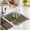 Gold, variant on Roll Up Over Sink Dish Drying Rack, Foldable Stainless Steel Dish Drainer for Kitchen Counter, Rolling Dish Rack with Sink Mat, 17.5"x11.8