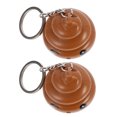 thumbnail image 4 of 2 llaveros luminosos con forma de caca, novedosos, para colgar en el bolso., 4 of 8