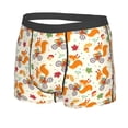 thumbnail image 5 of Goofa Forest Squirrel Printed Men's Boxer Briefs Underwear, Moisture-Wicking Underwear, Trunk,Soft and Breathable Cotton Underwear-XX-Large, 5 of 9