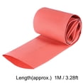 thumbnail image 4 of Uxcell Heat Shrink Tubing, Shrink Tube Cable Sleeve 3.3ft Red 2.76 in, 4 of 6