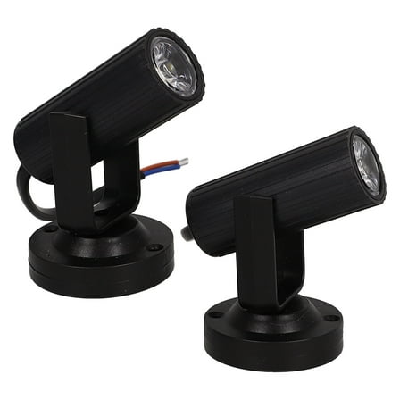 Toyvian Spotlight For Stage Beam Spotlight Black 2PCS