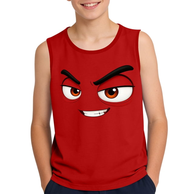 Niños Pequeños Camisola 3-15Years sin Mangas Gradiente Impresión Tela Suave para la Foto de la Fiesta Casual