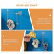 thumbnail image 4 of 5 Pcs Adhesive Scrunchie Holders Hair Accessories Organizers Scrunchy Sticks, 4 of 4