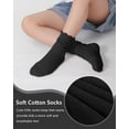 thumbnail image 2 of Ruffle Socks for Girls Kids Toddler Turn Cuff Dress School Uniform Sock, 2 of 4