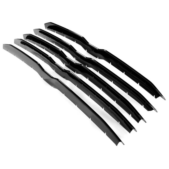 New Gloss Black Grille Cover Snap On Grill Overlay Trim For Dodge Ram 1500 19-23