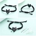 thumbnail image 2 of Viking Wolf Head Urn Bracelet for Ashes for Men Ashes Keepsake Urn Jewelry for Human Ashes/Pet Ashes,Wolf Jewelry Gift Adjustable Braided Bracelets, 2 of 7