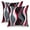 Red, variant on Dashan Red and Black Throw Pillow Covers 18x18 Set of 2,Modern Abstract Striped Pillowcases for Sofa Couch Living Room