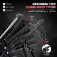 thumbnail image 3 of Gymusclo Plate Loaded Linear Row Machine with Adjustable Chest Pad, Strength Training Equipment for Home Gym, 600 lbs Capacity, 3 of 9