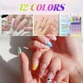 thumbnail image 3 of 12 Colors Nail Art Pens Set, Nail Polish Markers, 2025 New 3D Polish DIY Nail Art Marker Drawing Painting Liner Pen, Quickly Dry Nail Art Nail DIY Decoration for Home Salon, 3 of 4