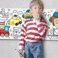 thumbnail image 2 of Coloring Paper Roll for Kids Sticky Drawing Paper Roll, 2 of 14