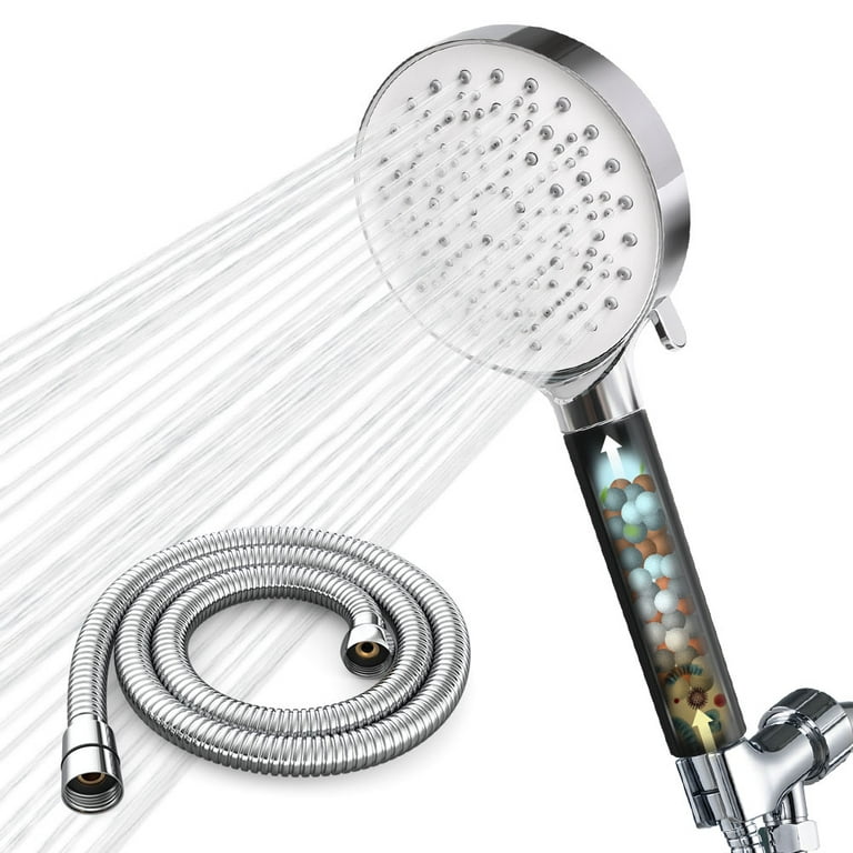 The Plumber's Choice 4-3/4 in. Stainless Steel and Silicone Shower
