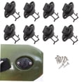 thumbnail image 3 of WHAMVOX 8 Pcs Bouchon de Vidange Universel Rond Noir pour Kayak Pièces de Rechange 2.0x1.2x2.4in, 3 of 3