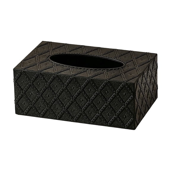 LEHOZIHEQ Tissue Box, Rectangle Tissue Box, Stylish Tissue Box Holder, Decorative Tissue Cover for Bathroom Toilet Bedroom Living Room Table Desk Office
