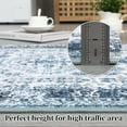 thumbnail image 5 of Hasoo Runner Rug 2x6 Abstract Floral Indoor Washable Rug for Hallway Bohemian Contemporary Rug, Blue, 5 of 7