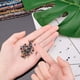 thumbnail image 3 of Cuentas de vidrio electrochapado, 1400 piezas, 4 mm, facetadas, con baño de arcoíris y orificio de 1 mm., 3 of 7
