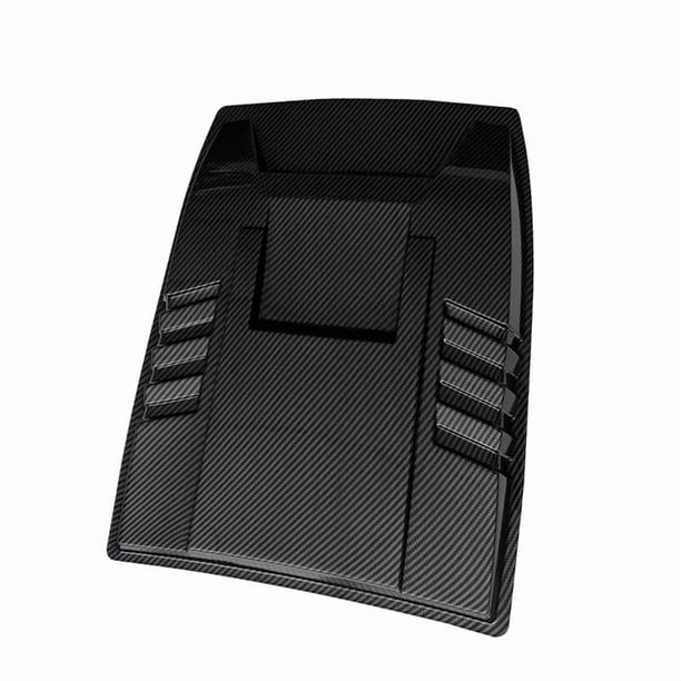 Cubierta de capó de coche, repuesto de pieza de coche, reparación de componentes de automóvil, capó de motor Fibra de carbono negra