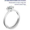 thumbnail image 2 of KNFATEQVEDG 8 Sizes Silicone Invisible Ring Size Reducer Adjuster Ring Sizer Fit Any Rings, 2 of 4