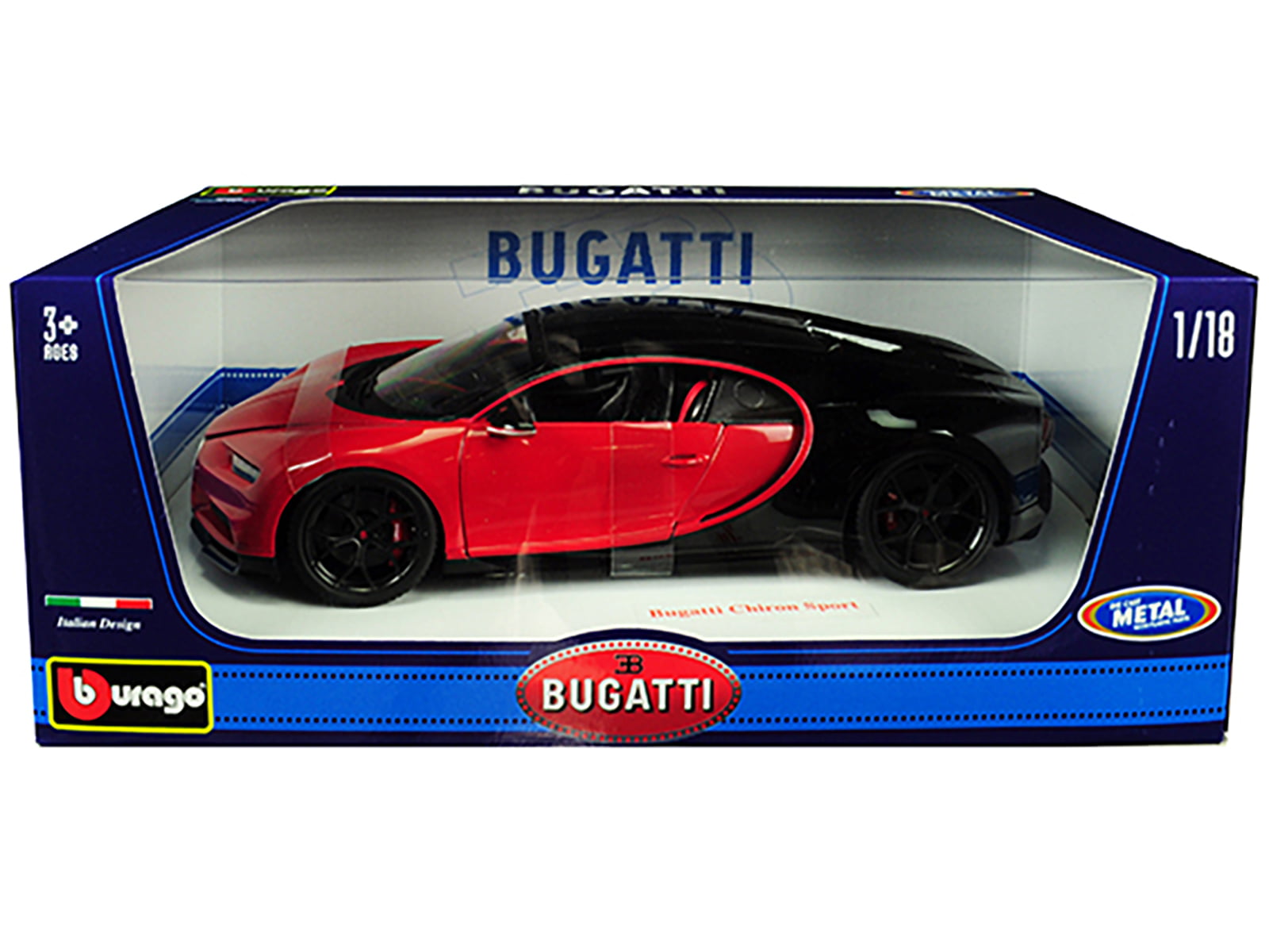 DR6, Bugatti Chiron sport rouge 1/18