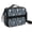 Boston Terrier and, variant on Corgi and Box Black Pattern Insulated Lunch Bag with Shoulder Strap and Bottle Holder,Bento School Lunch Bag Box,11x9.5x3.5 Inches