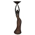 thumbnail image 2 of Ebony Treasures Candleholder: Woman/Red, 2 of 2