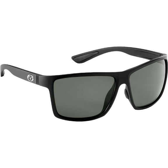 Flying Fisherman Baysider Sunglasses - Matte Black/Smoke