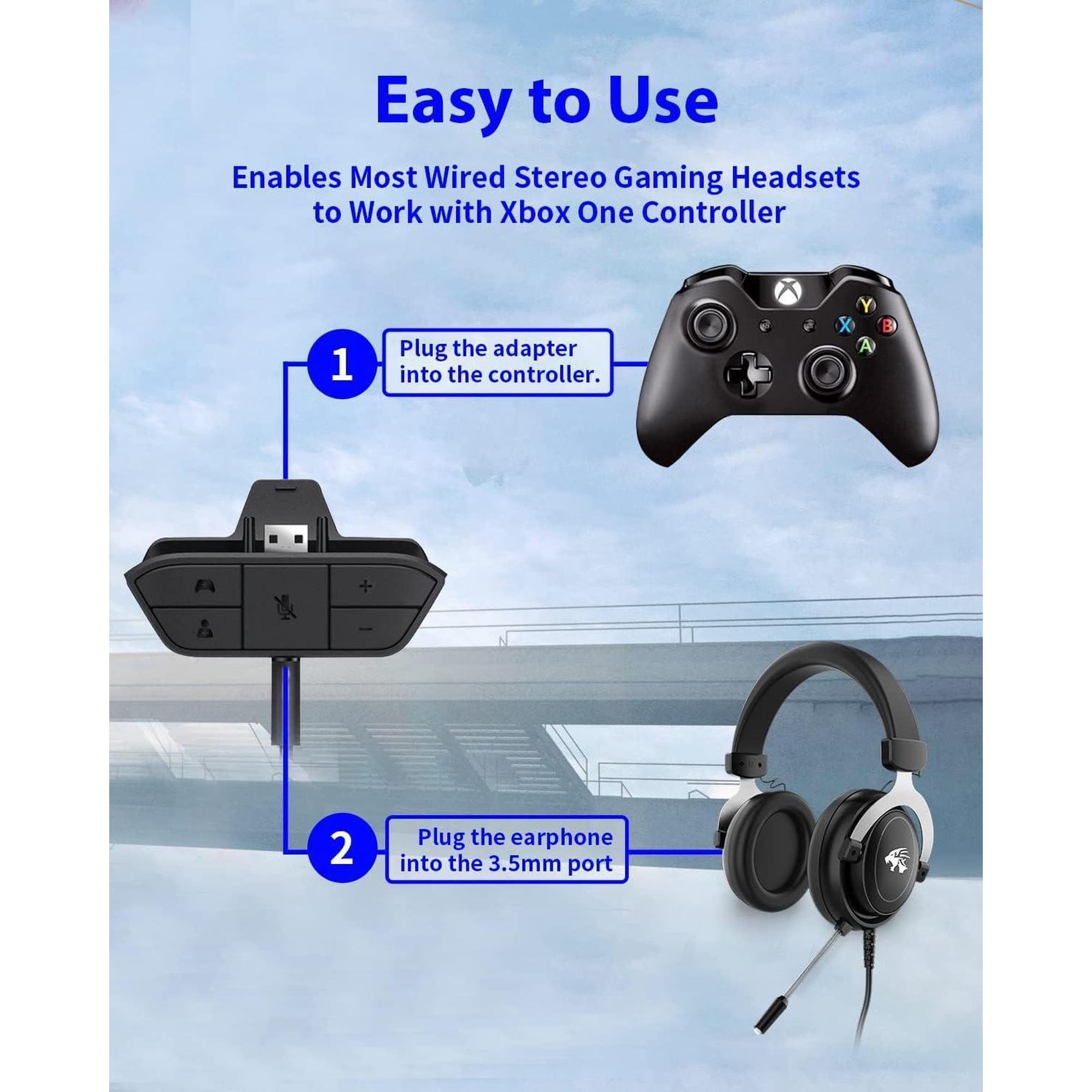 Adapter How To Connect My Wireless Headset To My Xbox One Stereo