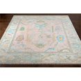 thumbnail image 3 of Surya Ushak USK-2302 106x144" Rectangle Traditional Wool Rug in Blush Pink/Sage, 3 of 4