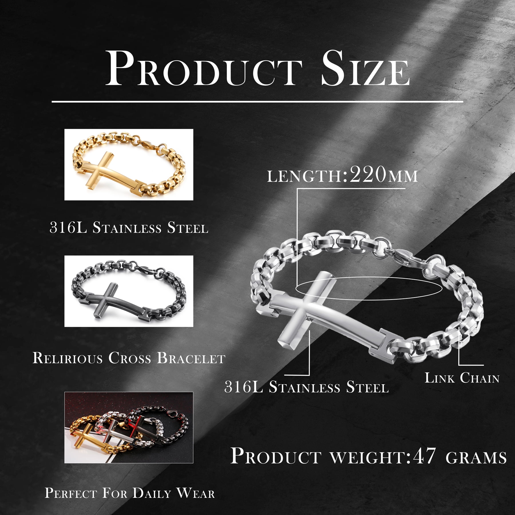 [JD愛用] Marylin of Mars : Cross Bracelet 61fx+T0CHrL._AC_SY300_QL30_.jpg