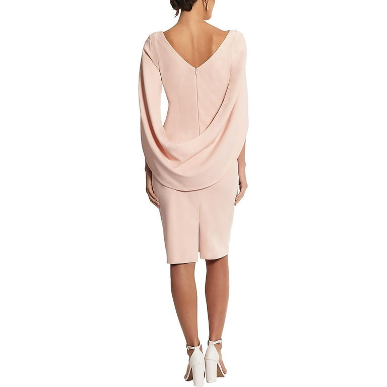 Betsy & adam caped sheath dress online