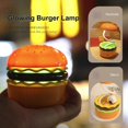 thumbnail image 4 of Multifunctional Ambient Lamp Cartoon Gift USB Table Lamp Desktop Ornament Burger Night Lights, 4 of 5