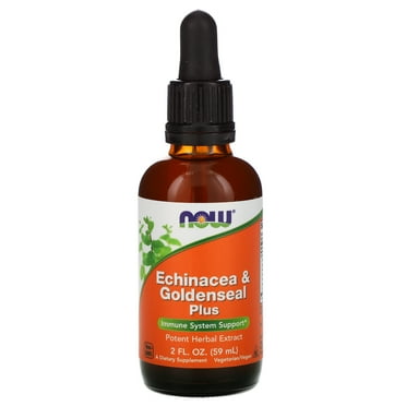 NOW Foods - Echinacea & Goldenseal Plus Potent Herbal Extract - 2 fl. oz.
